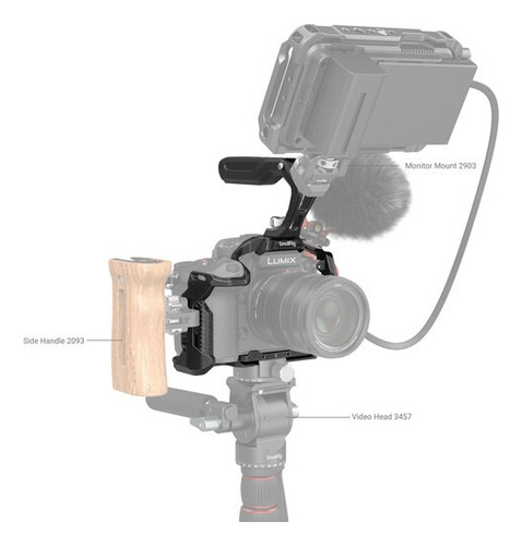 Kit Full Cage Black Mamba Smallrig P/ Panasonic Lumix Gh6