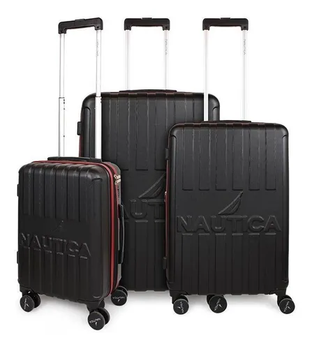 Set 3 Maletas Darsa S+m+l Negra Nautica
