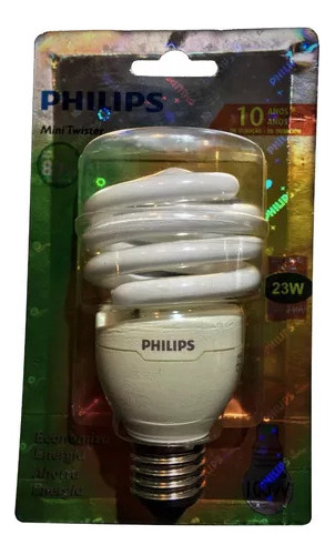 Lámpara Bajo Consumo Philips Mini Twister 23w Luz Calida