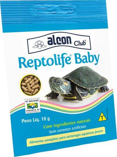 Ração P/ Tartarugas Alcon Reptolife Baby 10g