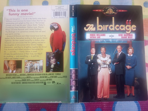 Dvd La Jaula De Los Pájaros, Robin Williams, En Español