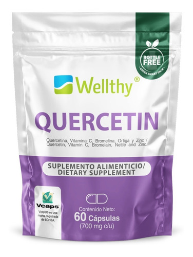 Wellthy Quercetin 60 Cápsulas