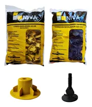 Comprar Nivelador Porcelanato Ceramico Kit 125 Tornillos 40 Tuercas 
