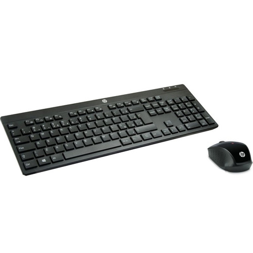 Kit Teclado E Mouse Sem Fio Hp C200 Preto