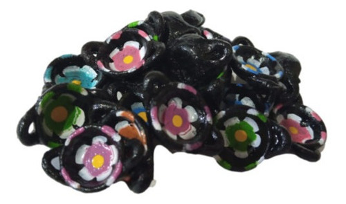 Cazuela Negra De Barro Collar Juguete Miniatura Maqueta 20