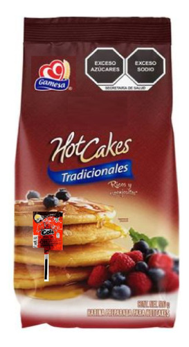 Harina Para Hot Cakes Gamesa 800 Grs Con Paleta De Regalo