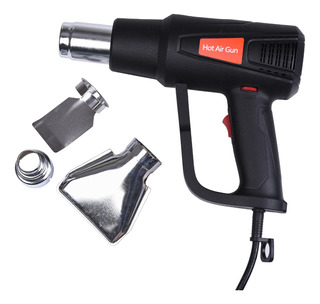 Pistola De Calor Termo Encogible Color Negro 2000 W