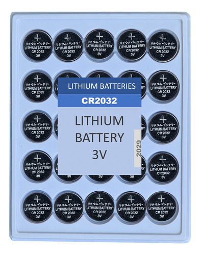 Bateria Pila Cr2032 Litio 3v 5 Pack X 5 / 25 Pilas