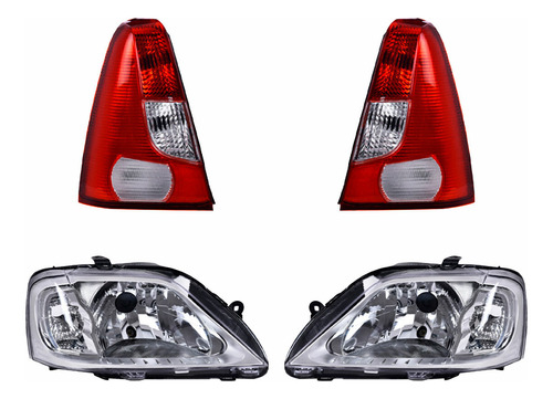 Faros + Calaveras Depo Nissan Aprio Del 2008 Al 2010