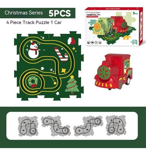 Set De Juguetes De Tren Eléctrico Para Bricolaje, Vagón Educ