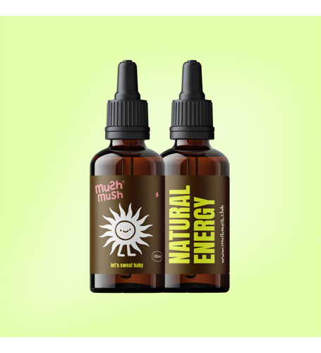 Kit 2 Cordyceps - Natural Energy Mush Mush Club Mushdrops Sabor Sem Sabor