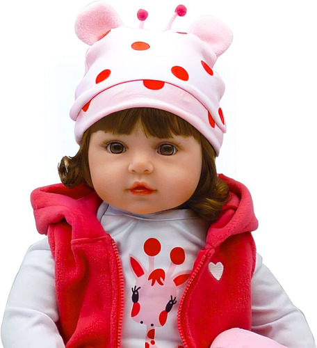 Imagen 2 de 5 de Muñeca Realista Reborn 47cm