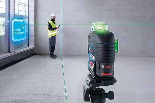 Imagen 3 de 7 de Nivel Laser De Lineas 360º Verde Gll3-80cg Bosch - Ynter