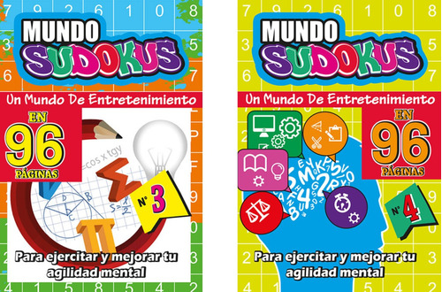 Pack 2 Tomos De Mundo Sudokus Variados