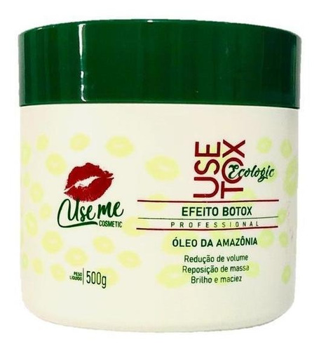 Use Me Tox Ecologic Efeito Btox 500g Óleo Da Amazônia Orig