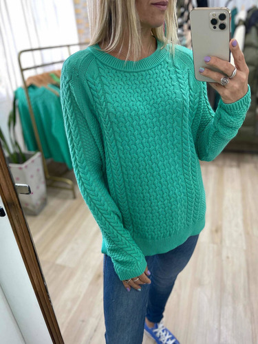 Imagen 6 de 8 de Sweater Tramado Colores Mujer The Big Shop