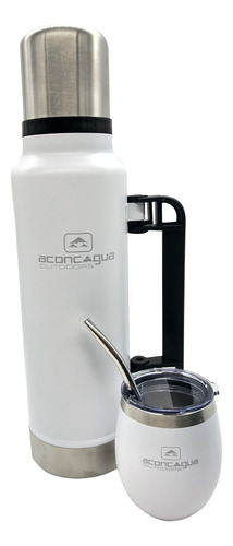 Set Matero Aconcagua Termo 1.3l +mate +bombilla Acero Inox. 