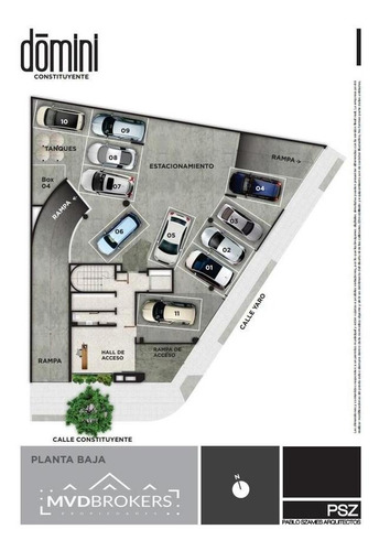 Imagen 14 de 19 de Domini Constituyente (1006) - Venta Apartamento Monoambiente En Cordón Sur - En Obra Estrena 2024