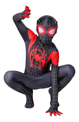 Disfraz De Miles Morales Para Niños Adultos Cosplay