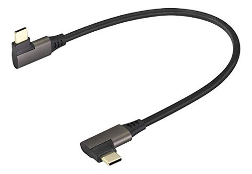 Cable Usb 3.1 Tipo C Aaotokk De 90 Grados, En Ángulo Derecho