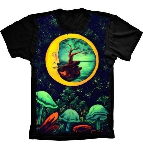 Camiseta Estilosa 3d Fullprint  Moon Mandala