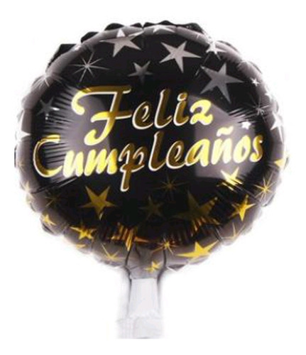 Globos Foil De Cumpleaños 10  Globos Pequeños