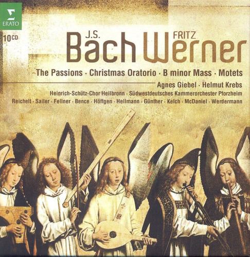 Bach - Oratorios Y Motetes - Werner - 10 Cds. 