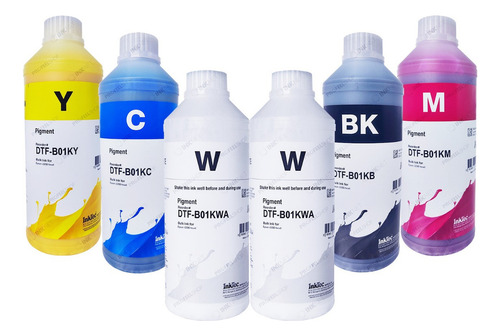 6 Litros Tinta Dtf Inktec P/plotter Ep I3200 Dx4 Dx5 Dx6 Dx7