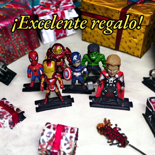 Set De Los Vengadores 6 Figuras De Acción