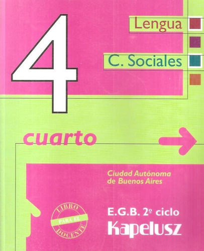 10 Textos Escolares De 4° Grado En Muy Buen Estado Lote 2 (Usado)