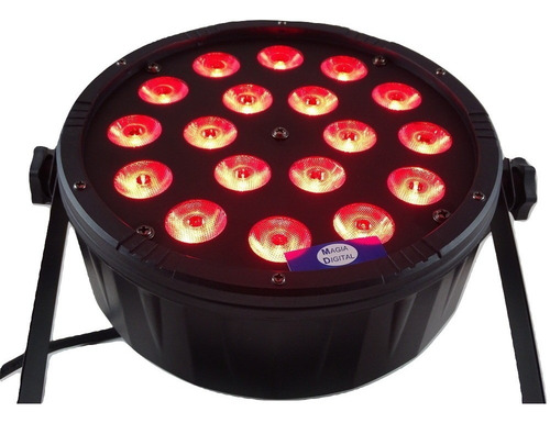 Imagen 4 de 7 de Luz Cañon Led Steelpro 518-3par 18leds 5watts Rgb Dmx512
