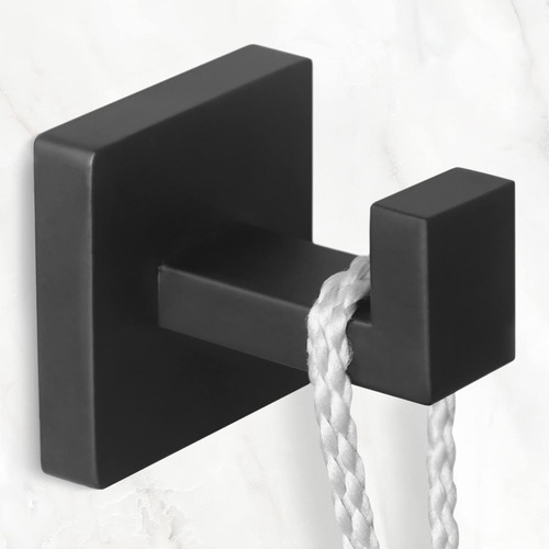 8 Ganchos Mixtos Para Toallas De Baño (4 Piezas Cuadrados 4