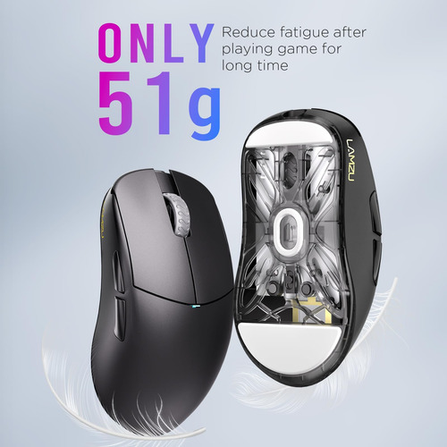 Lamzu Atlantis Mini 4k Ratón Inalámbrico De Juegos Inalámbri
