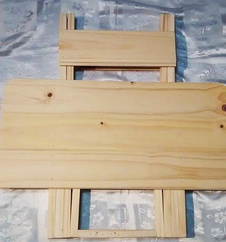 Imagen 8 de 8 de Mesa Ratona Plegable Redonda Y Cuadrada