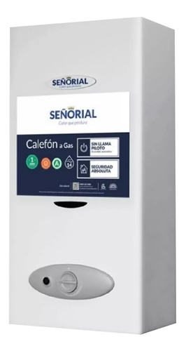 Calefón Sin Piloto Señorial 14 Lts Gas Natural Modelo Nuevo