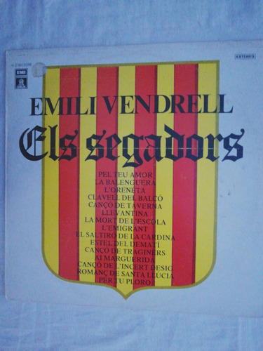 Emili Vendrell Els Segadors Musica España Cataluña  Disco
