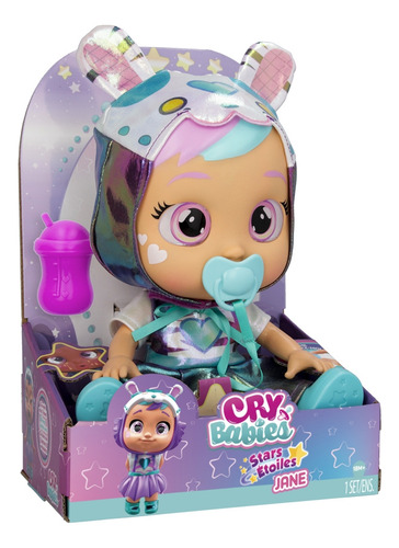 Boneca Cry Babies Stars Jane Com Olhos Brilhantes Multikids