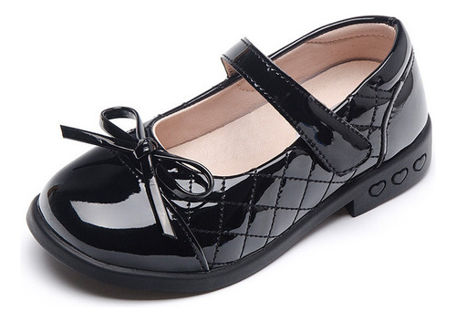 Zapatos Mary Jane Flats Bowknot Para Niñas, Bonitos Zapatos
