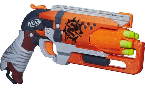 Pistola Nerf Zombie Hammershot Blaster Estándar Anaranjado