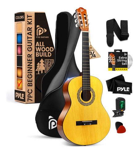 Pyle Kit De Guitarra Acustica Para Principiantes, Instrument