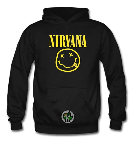 Poleron Con Capucha, Musica, Nirvana, Banda De Rock, Clasico, Tallas Xxxl / Natural King