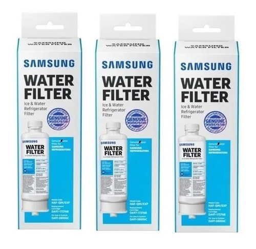 3 Pack Filtro De Agua Samsung Da97-17376b Haf-qin/exp