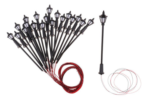 Farolas En Miniatura 20 Piezas 1:75