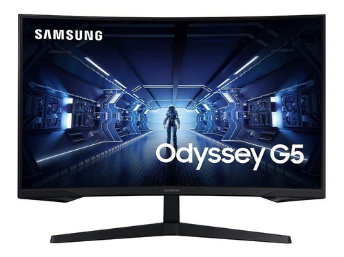 Samsung Odyssey G5 Monitor Gamer Curvo Wqhd 144hz Hdr10 27''