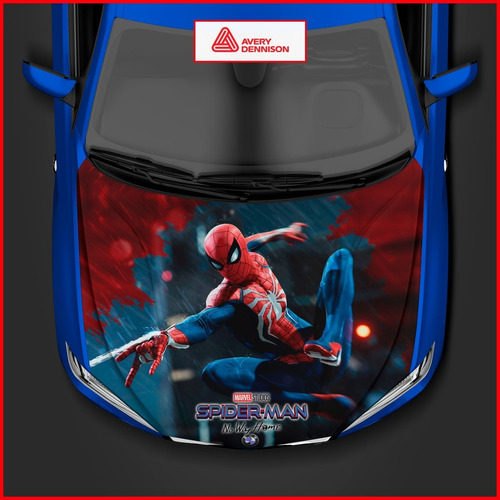 Vinil Para Cofre Automotriz Avery Spiderman - 125x155cm