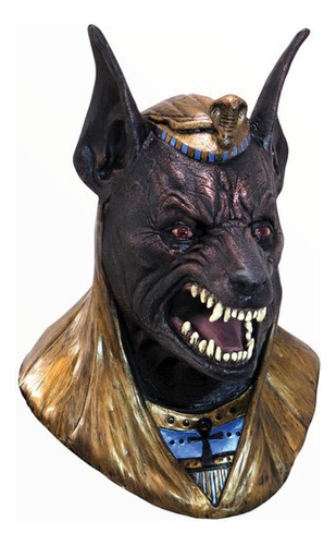 Máscara Dios Egipto Anubis Látex Halloween Terror 26593 Color Violeta oscuro werewolfs