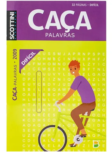 Scottini Caça-palavras (32p) N.2009 (difícil). Livro Scottini Caça