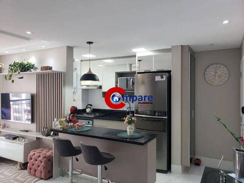Apartamento Com 2 Dormitórios À Venda, 68 M² Por R$ 605.000,00 - Picanco - Guarulhos/sp - Ap8572