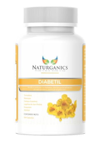 Diabetil (ayuda A Controlar La Diabetes) 100 Cápsulas