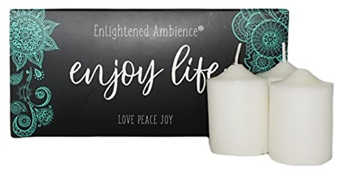 Enlightened Ambience Vela Votiva Perfumada Aroma Lavanda 24